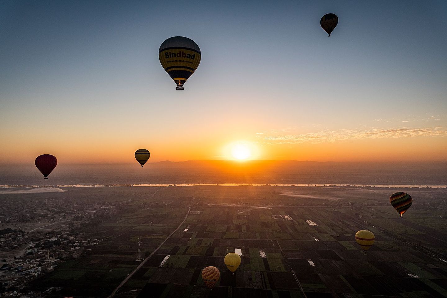 Hot Air Ballooning Luxor  Egypt Photo Gallery by David Ferguson