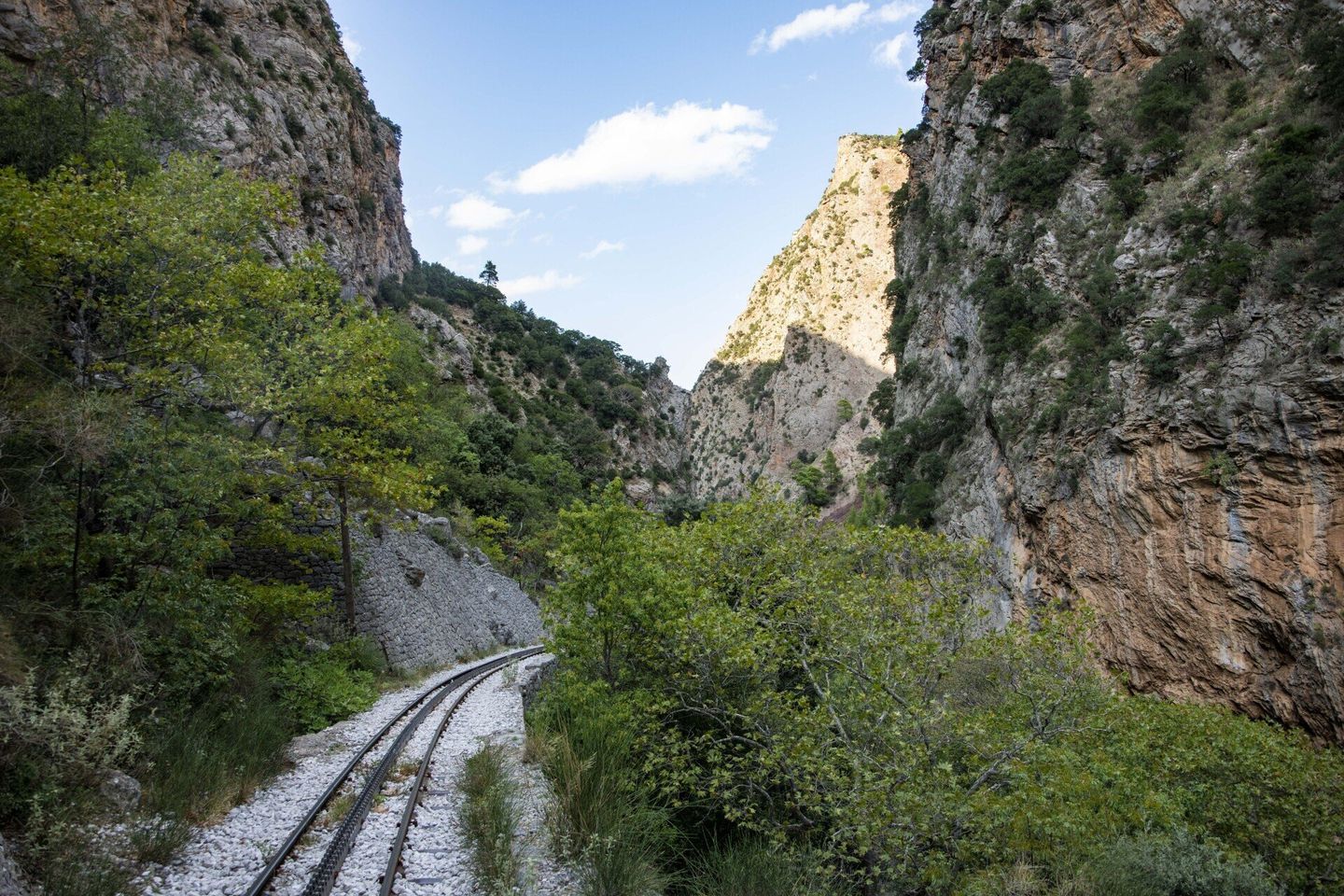Vouraikos Gorge and Odontotos Rack Railway  Greece Photo Gallery by David Ferguson