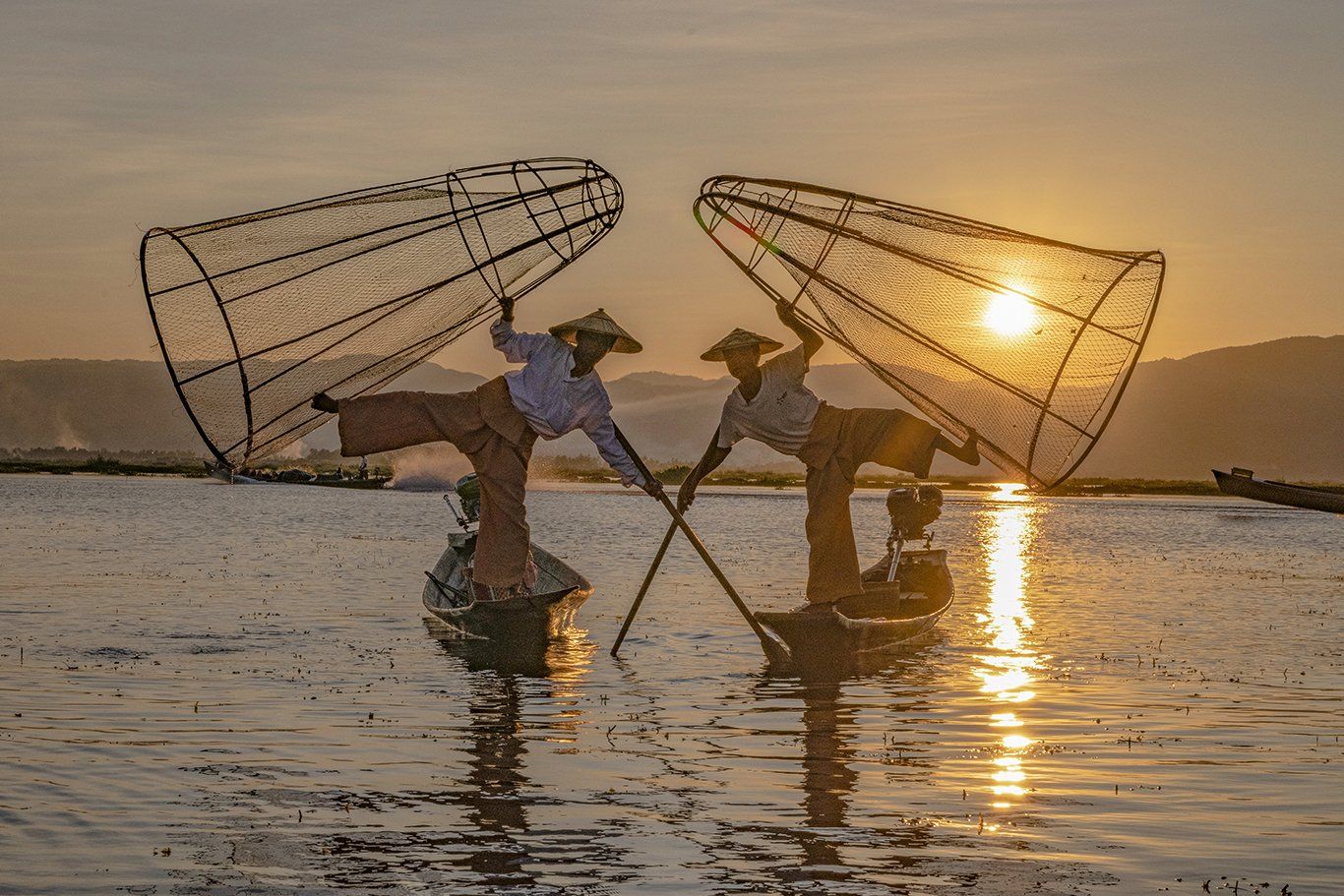 Fishermen of Inle Lake Myanmar Photo Gallery by David Ferguson