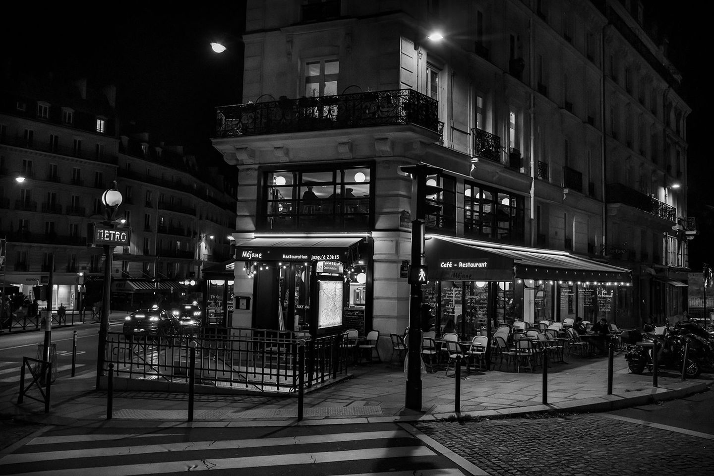 Midnight Cafe Paris France Photo Gallery by David Ferguson