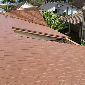 Residential shingle roof