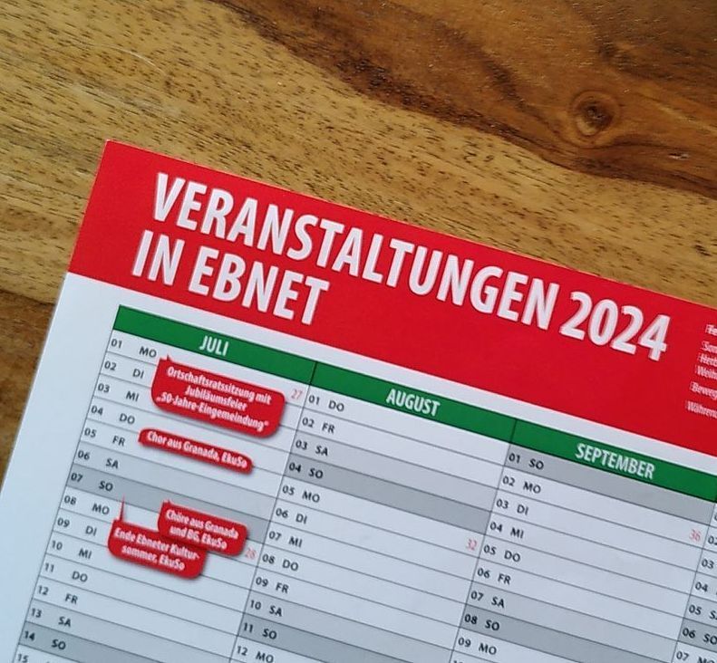 Ebnet Kalender 2025