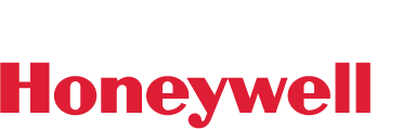 The honeywell logo is red on a white background.