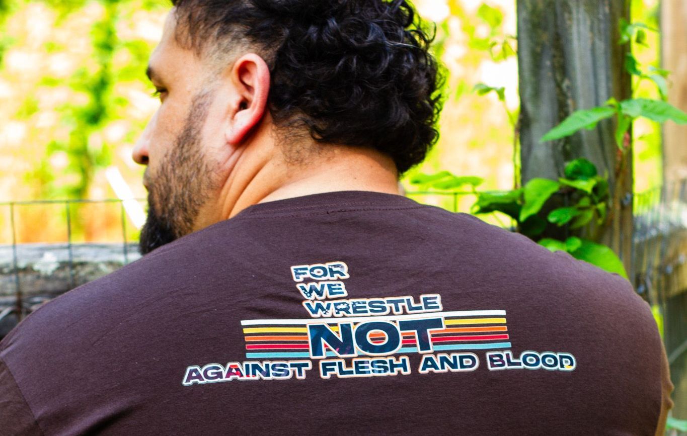 We Wrestle Not Tee – Men’s Fit
