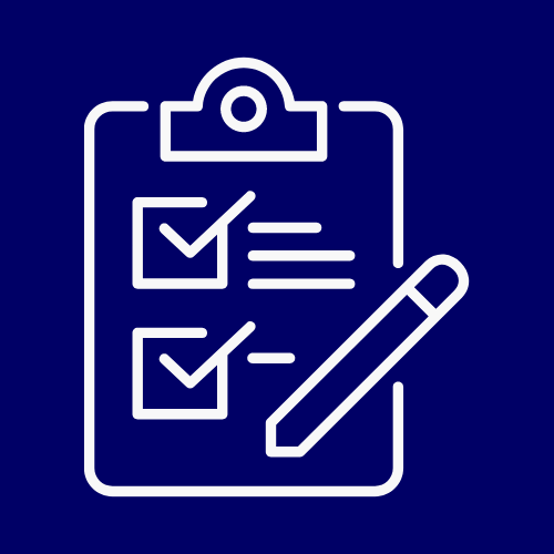 Checklist symbolizing SOUND CRAWLS's thorough home moisture review and strategy development for optimal drainage.