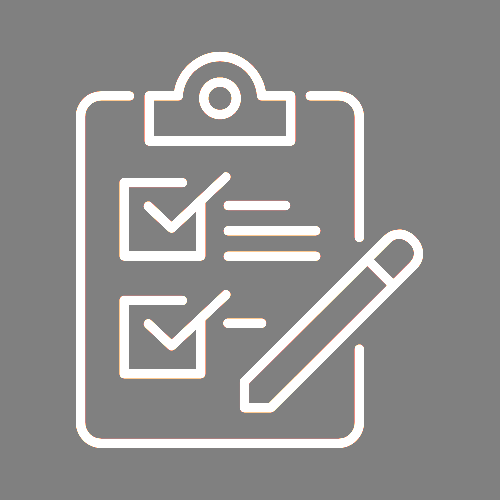 Checklist symbolizing SOUND CRAWLS's thorough home moisture review and strategy development for optimal drainage.