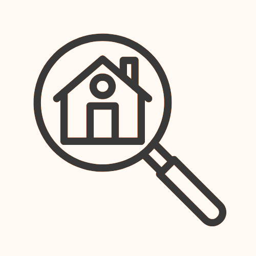 Home under magnifying glass, showing SOUND CRAWLS's focus on uncovering hidden air leaks for enhanced efficiency.