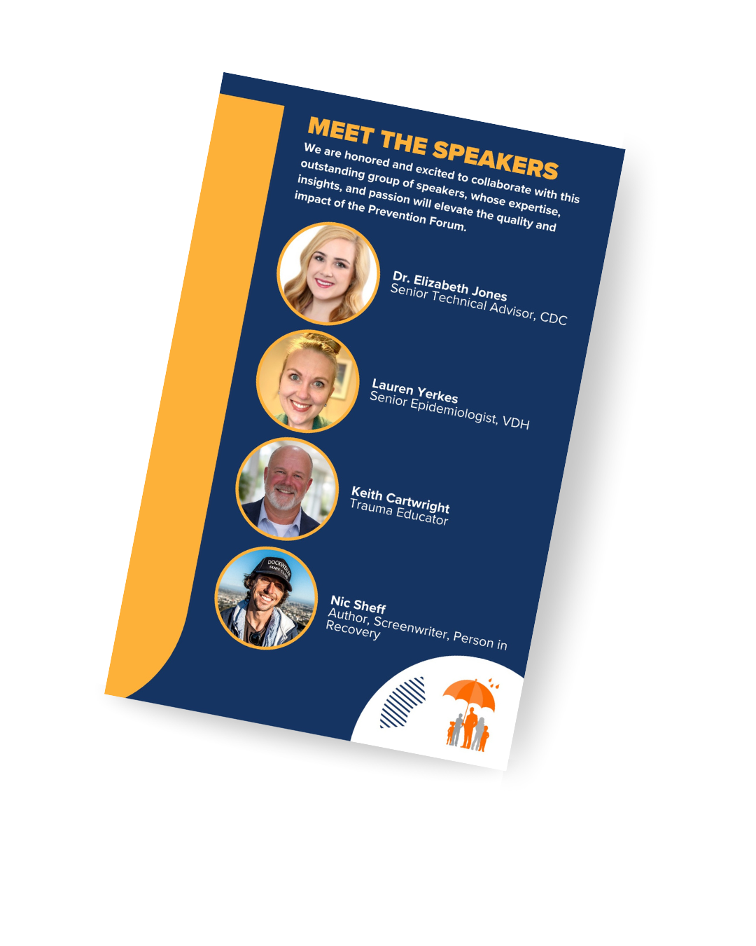 Image of prevention forum speakers