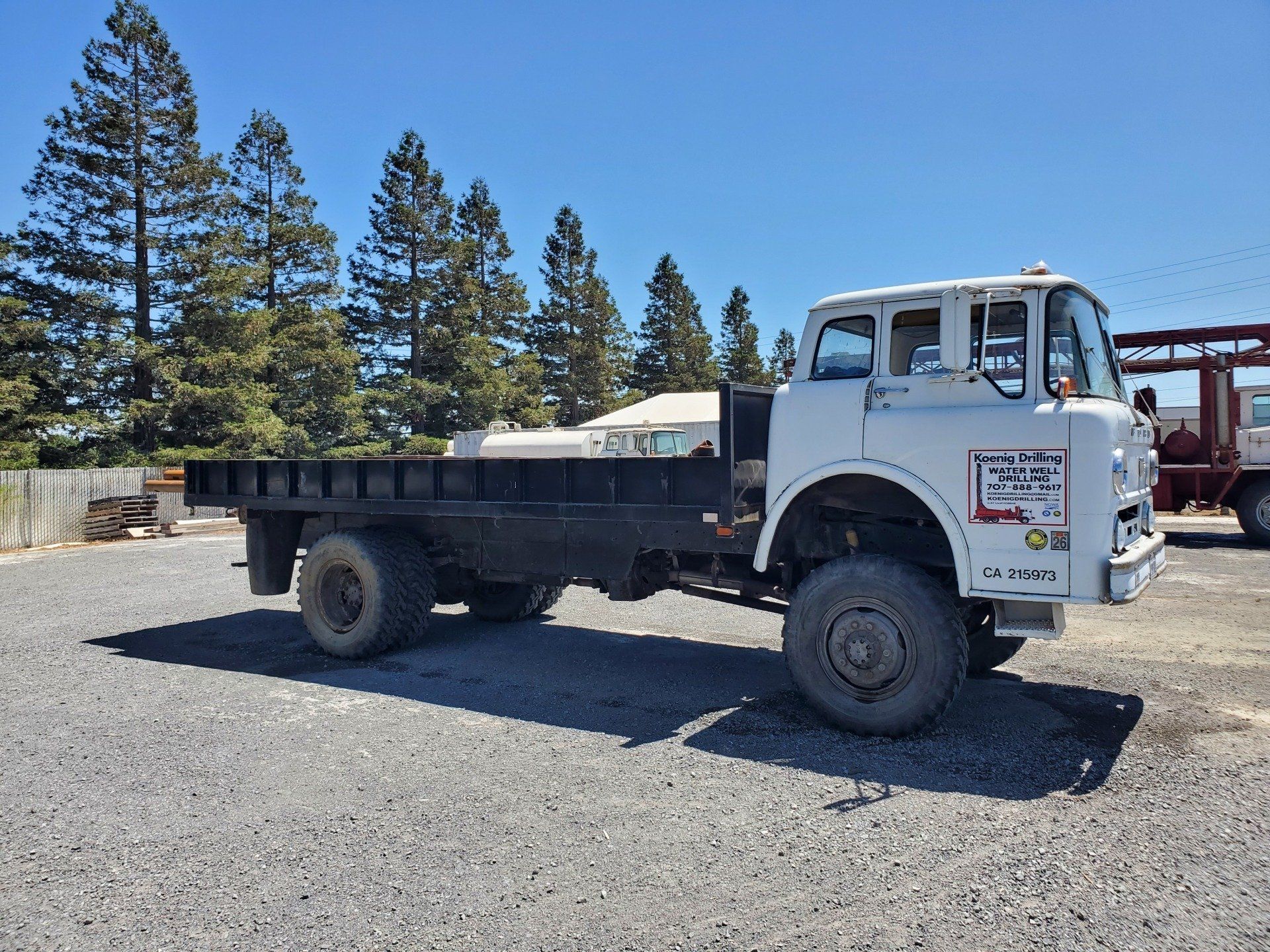 Side View Of Company Truck - Sonoma, CA - Koenig Drilling