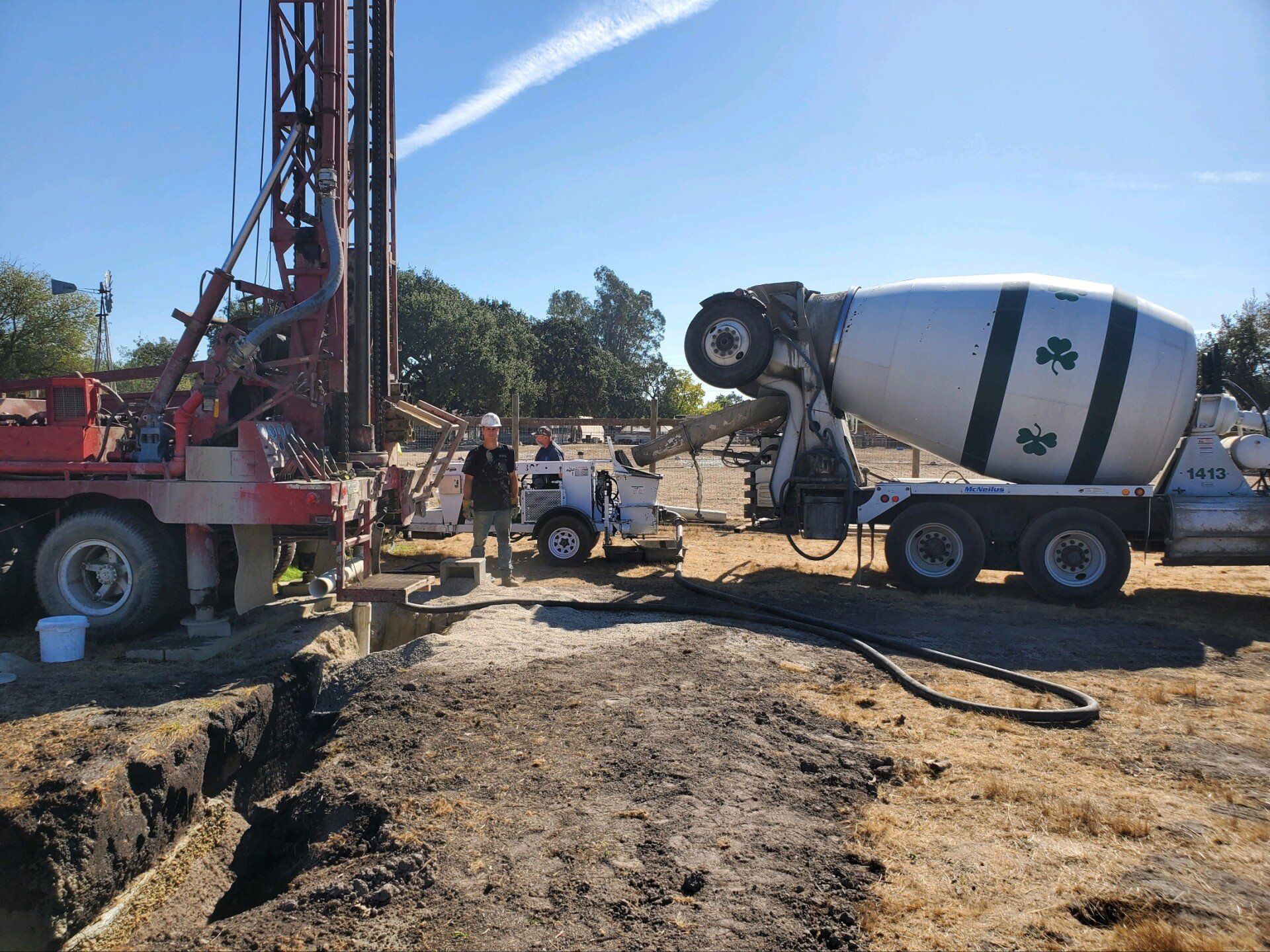 Construction Site - Sonoma, CA - Koenig Drilling