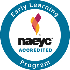 A naeyc accredited early learning program logo