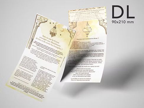 Un morceau de papier avec l'image d'une lanterne dessus flotte dans l'air.