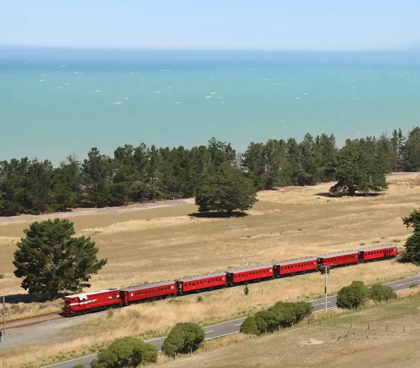 The Whale Train experience that Journeys from Christchurch through Kaikoura and back to Christchurch
