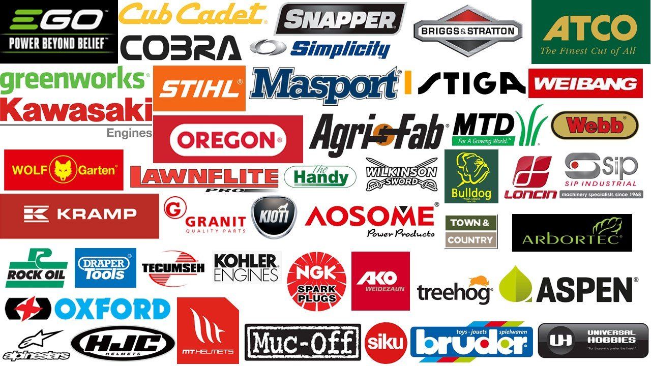 garden machinery brand logos