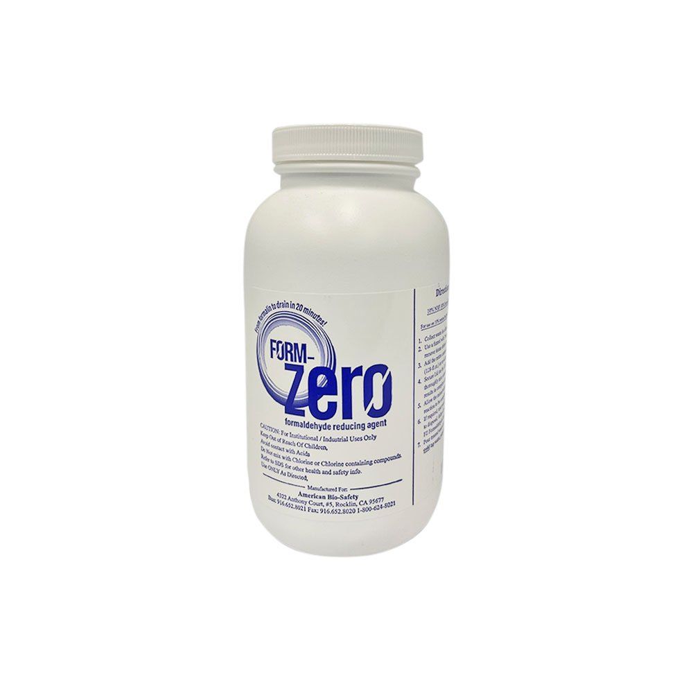 Formalin/Glutaraldehyde powder waste neutralizer Form zero form zero