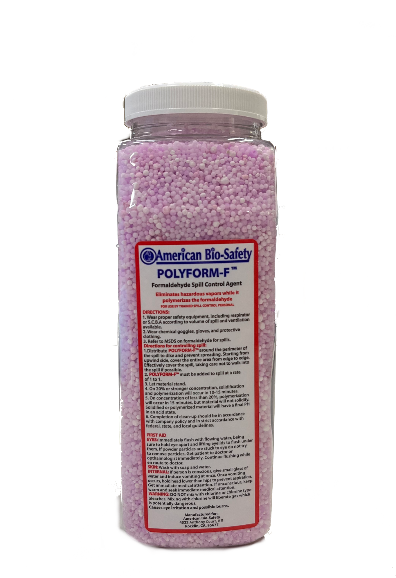 Polyform-F Polyform-F Formaldehyde/Glutaraldehyde Spill Control