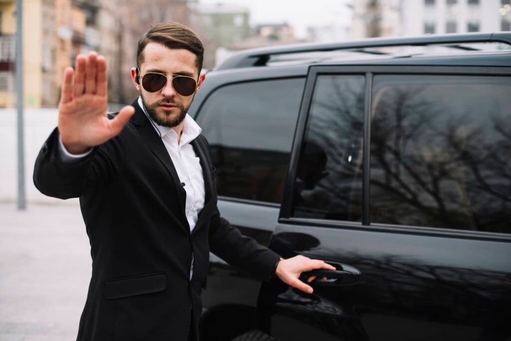 Click to learn more about our Hampstead security services SIA-licensed security guard providing professional protection in Hampstead