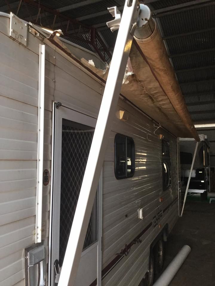 Caravan Awning Ripped— Caravan Repairs in Berrimah, NT