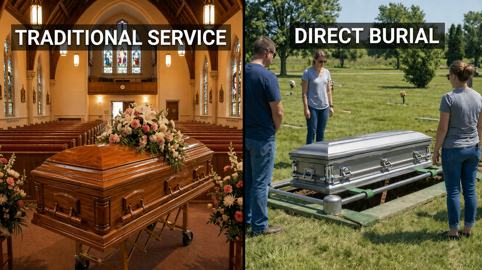 Direct Burial vs. Traditional Funeral in the Quad Cities