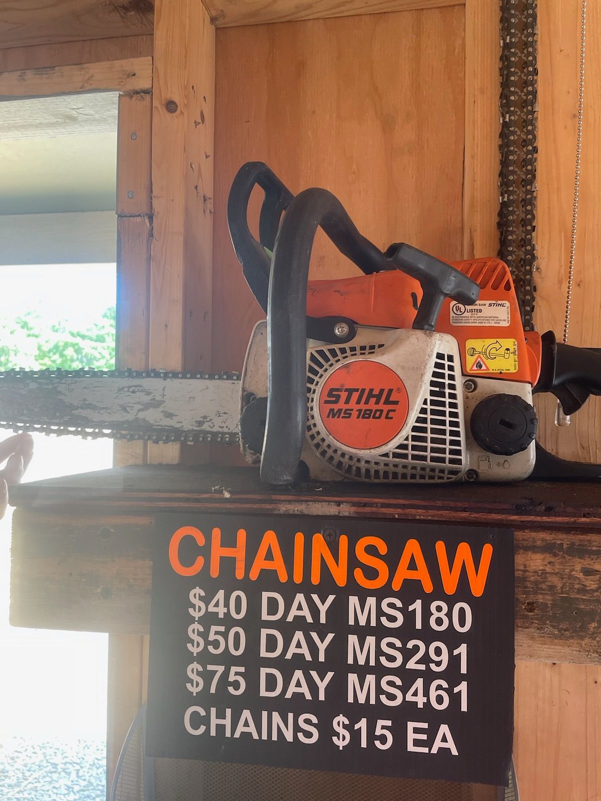 Stihl Chain Saw MS-180C