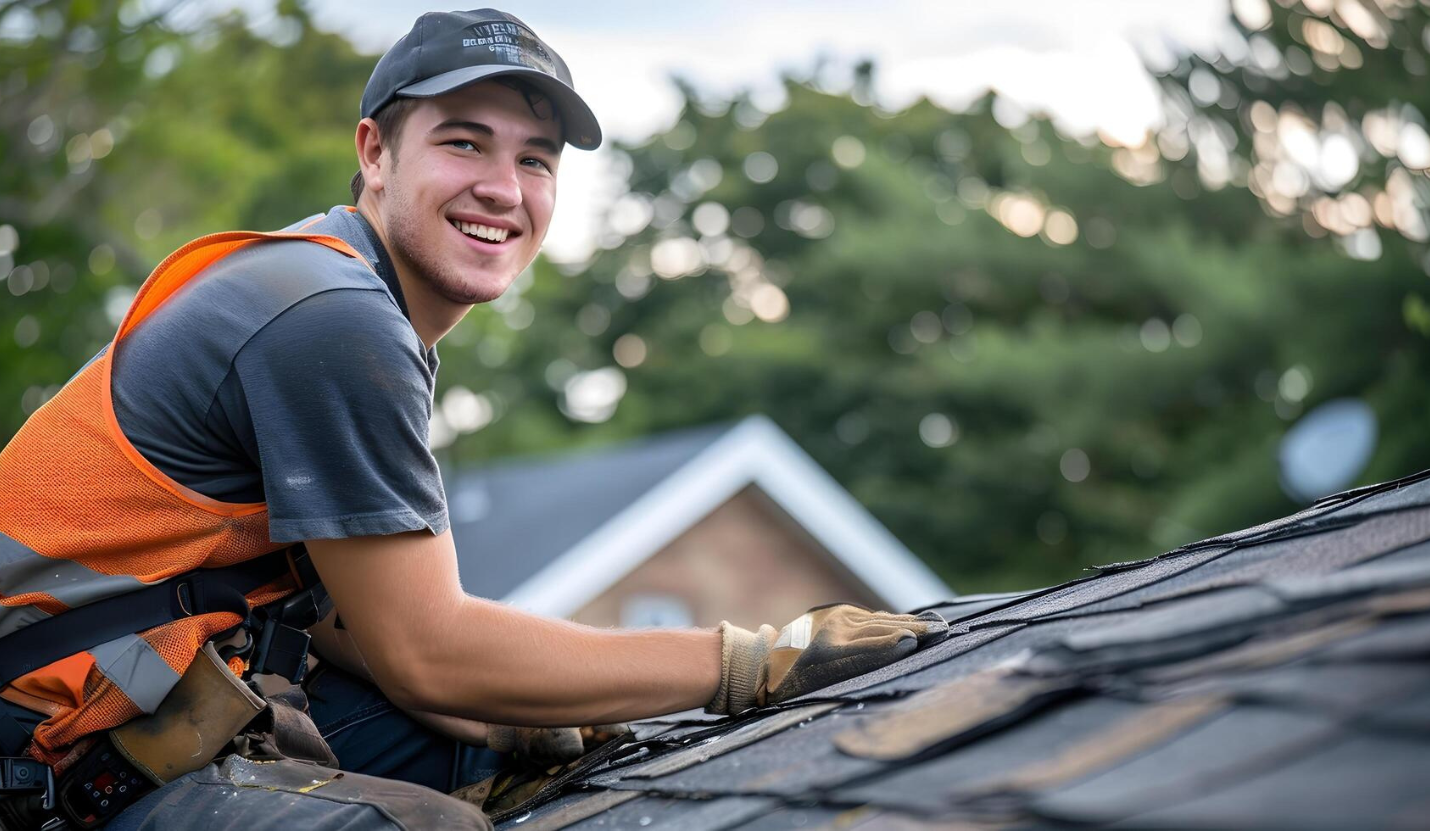 Man fixing Roof