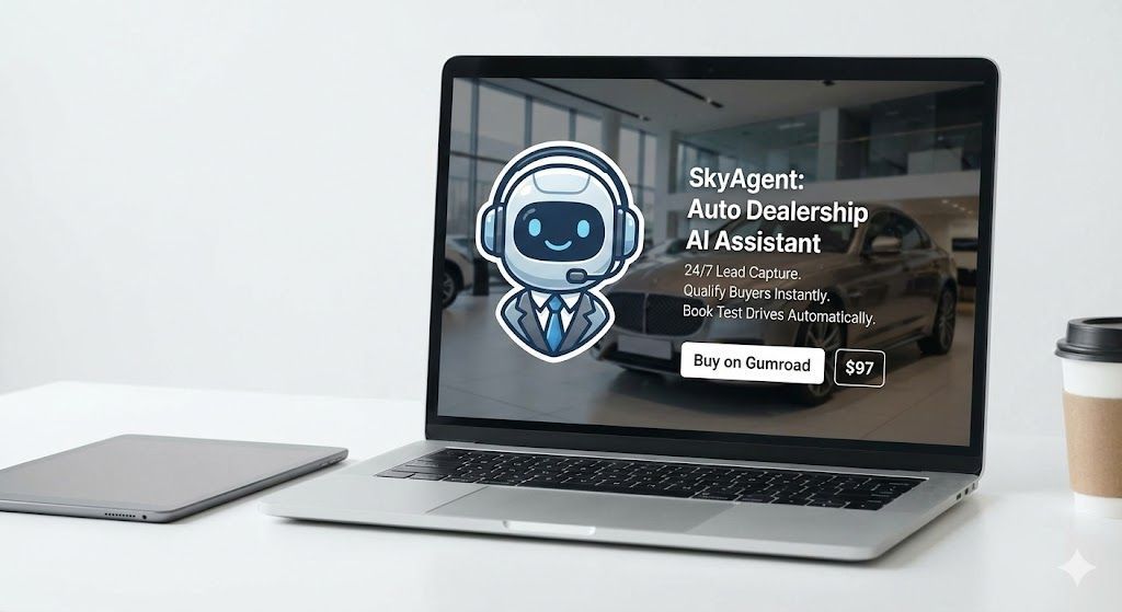 SkyAgent Auto Dealership Template Thumbnail