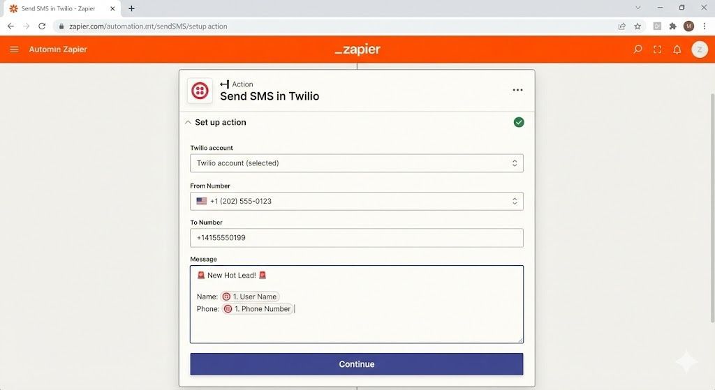 Screenshot of a form with fields: Path, AUB Name, Mail ID, and a text box with red text with the option to continue.