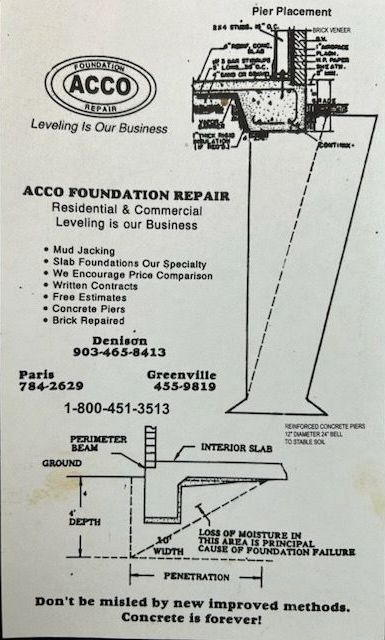 Foundation Repair Sketch
