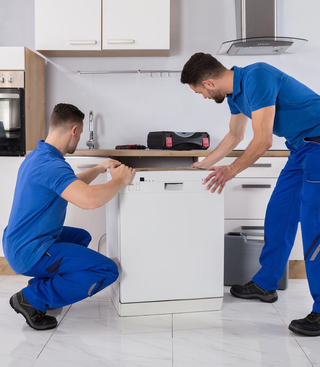 Installing Dishwasher — Hastings, NZ — Lange's A1 Appliance Servicing