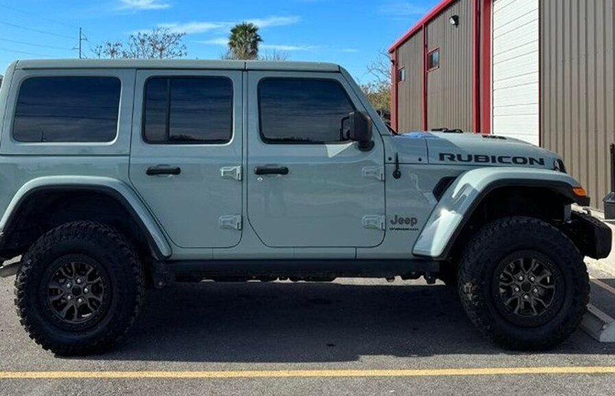 window tints applied in a car