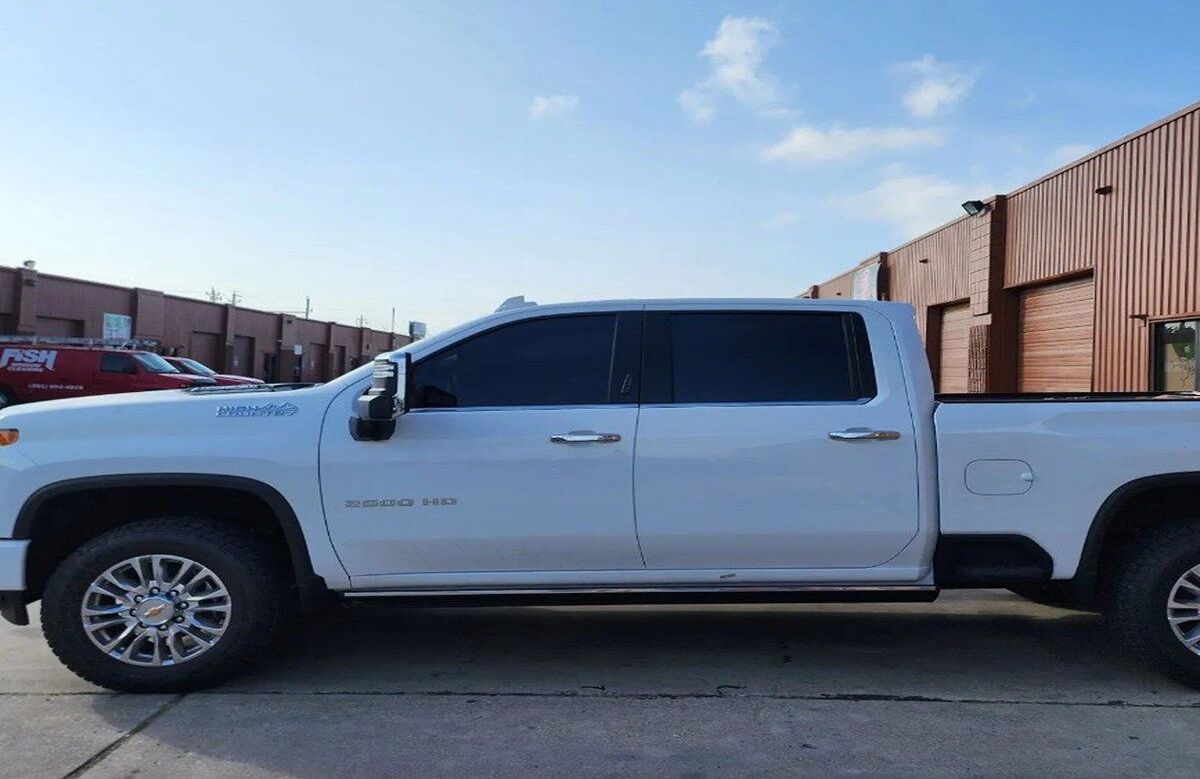 Window Tinting Installed in a Car