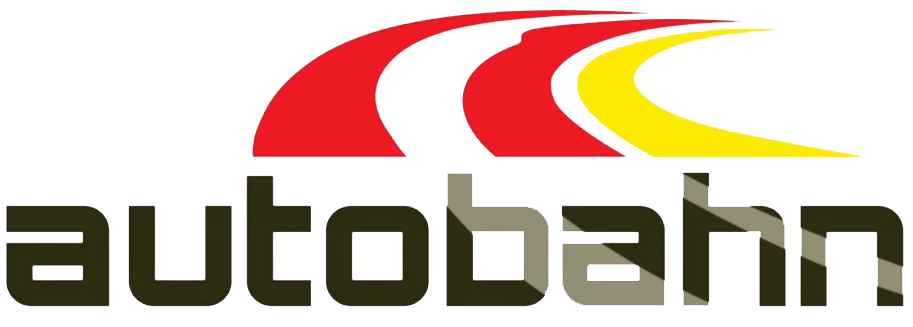 A logo for autobahn is shown on a white background