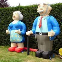 Opblaasbare abraham Sarah