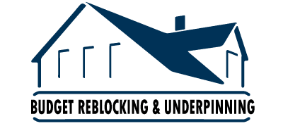 budget reblocking and underpinning business logo