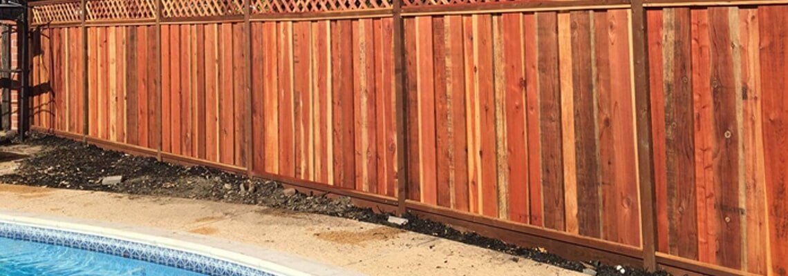 Newly Installed Wood Fence — San Leandro, CA — Garcia Fencing Landscaping and Tree Service