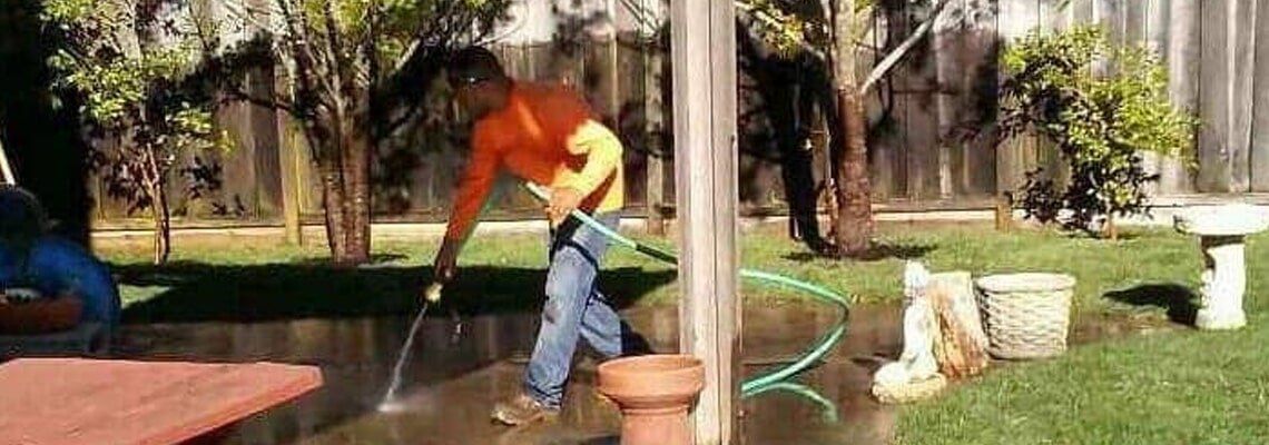 Cleaning the Area — San Leandro, CA — Garcia Fencing Landscaping and Tree Service