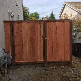 Framed Fence with Cap — Fencing in San Leandro, CA