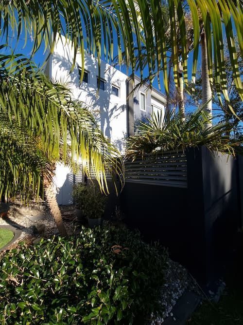 A White House Is Surrounded By Palm Trees And Bushes — South Coast Glass In South Nowra, NSW