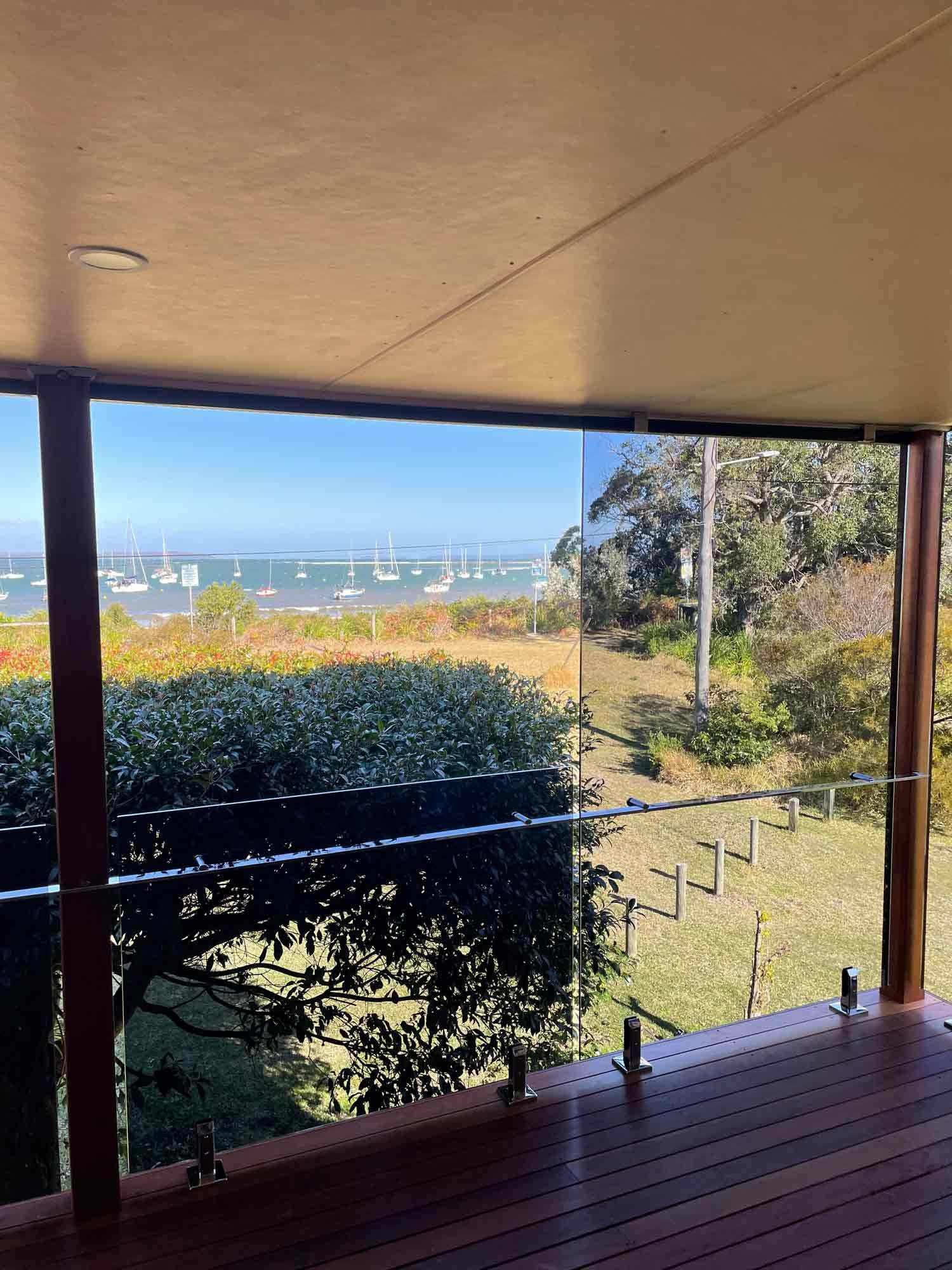 Balustrades in a Terrace with a Sea View — South Coast Glass In South Nowra, NSW