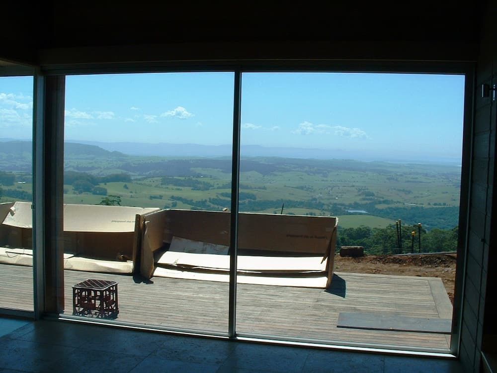 A View Of A Valley Through A Sliding Glass Door — South Coast Glass In South Nowra, NSW