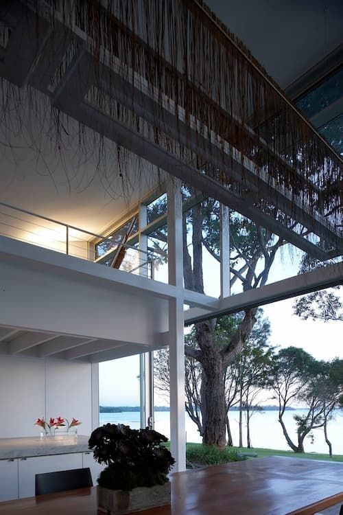 A Dining Room Table In A House With A View Of A Lake — South Coast Glass In South Nowra, NSW