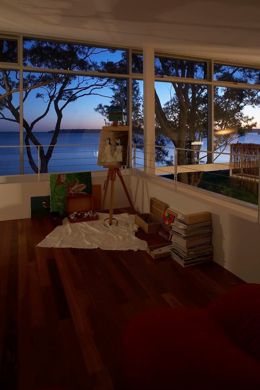 A Room With A Painting Easel And A View Of The Ocean — South Coast Glass In South Nowra, NSW