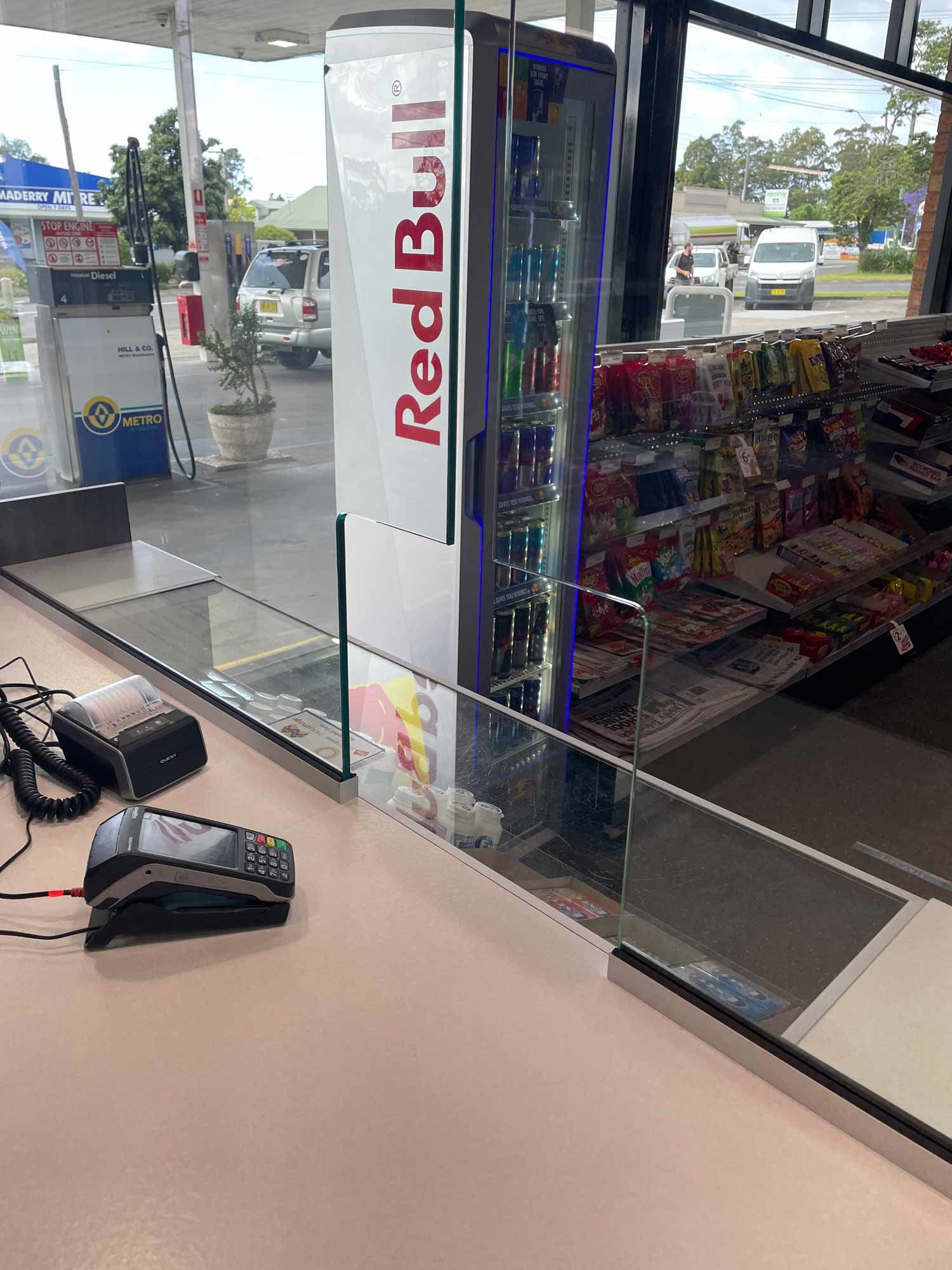 A Counter with Small Glass Partition — South Coast Glass In South Nowra, NSW