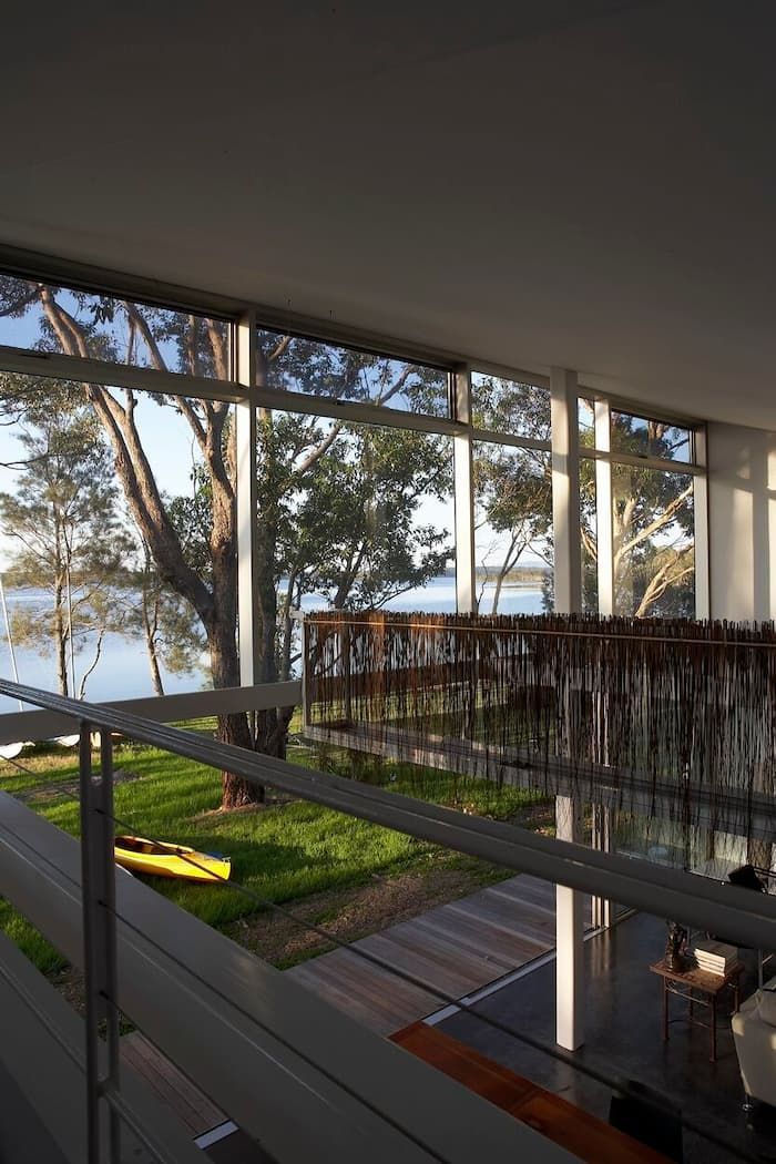 A View Of A Lake From A Balcony In A House — South Coast Glass In South Nowra, NSW