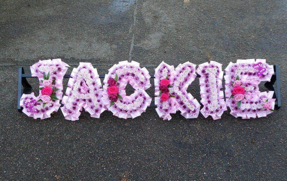 24. Beautiful JACKIE in shades of pink with Roses and Butterfly’s