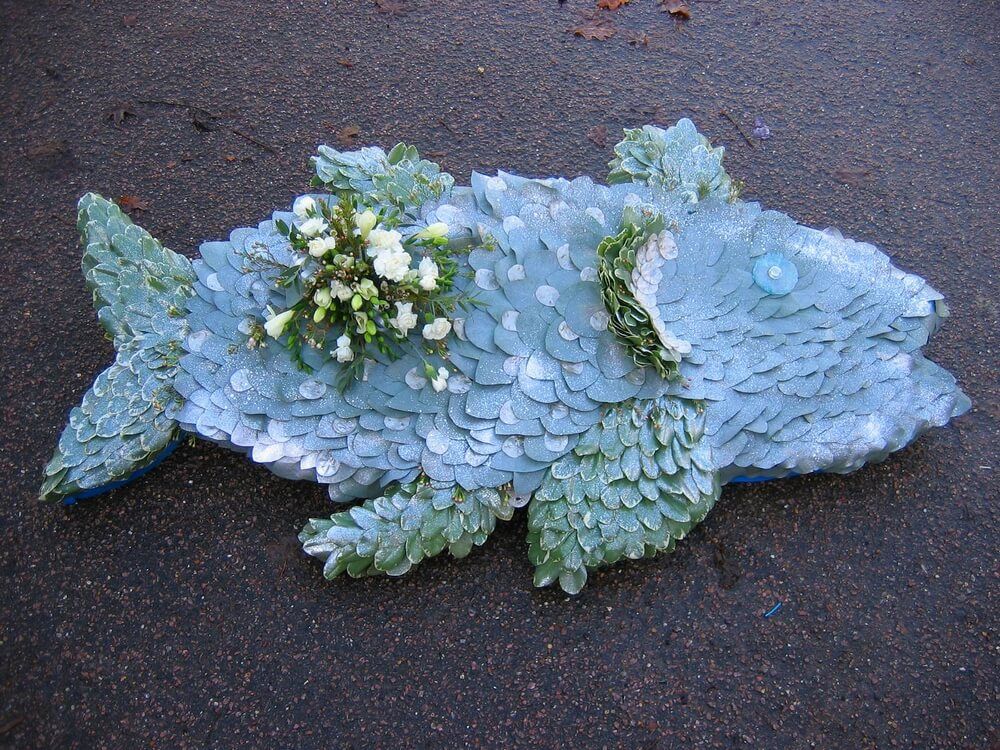 47. Hand crafted 4’ 6” Fish, colours to suit