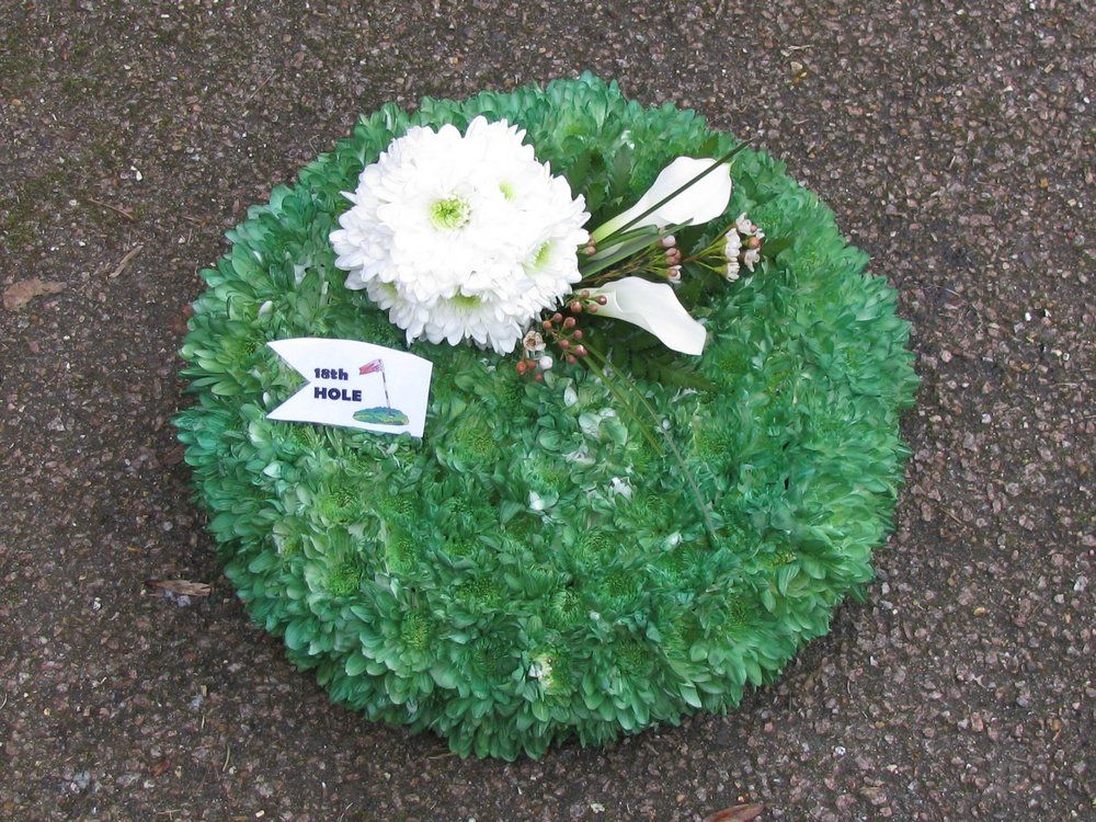 75.  The 19th Hole on sprayed grass base