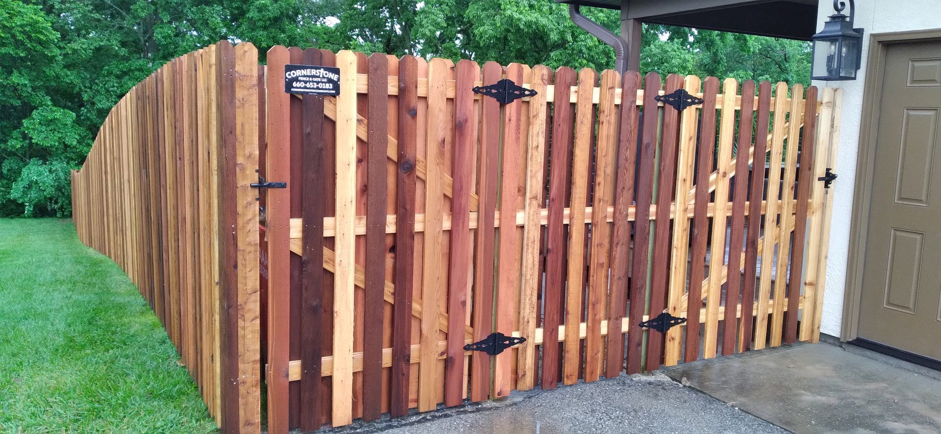 wood fence
