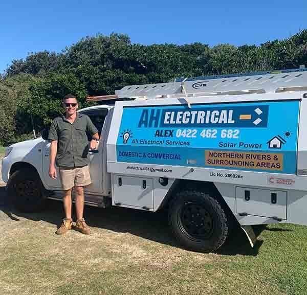 AH Electrical Ute — AH Electrical in Northern Rivers, NSW
