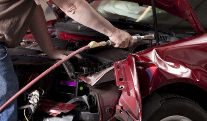 accident repairs by an expert mechanic